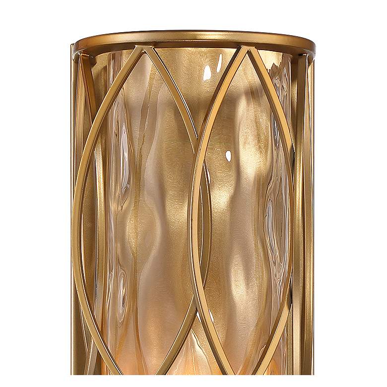 Image 2 Savoy House Snowden 14" High Burnished Brass Wall Sconce more views