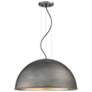 Savoy House Sommerton 24" Wide Rubbed Zinc 3-Light Pendant