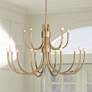 1_Savoy House Sorrento 42" Wide Noble Brass 6-Light Chandelier