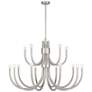 1_Savoy House Sorrento 42"W Satin Nickel 15-Light Chandelier
