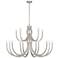 Savoy House Sorrento 42"W Satin Nickel 15-Light Chandelier