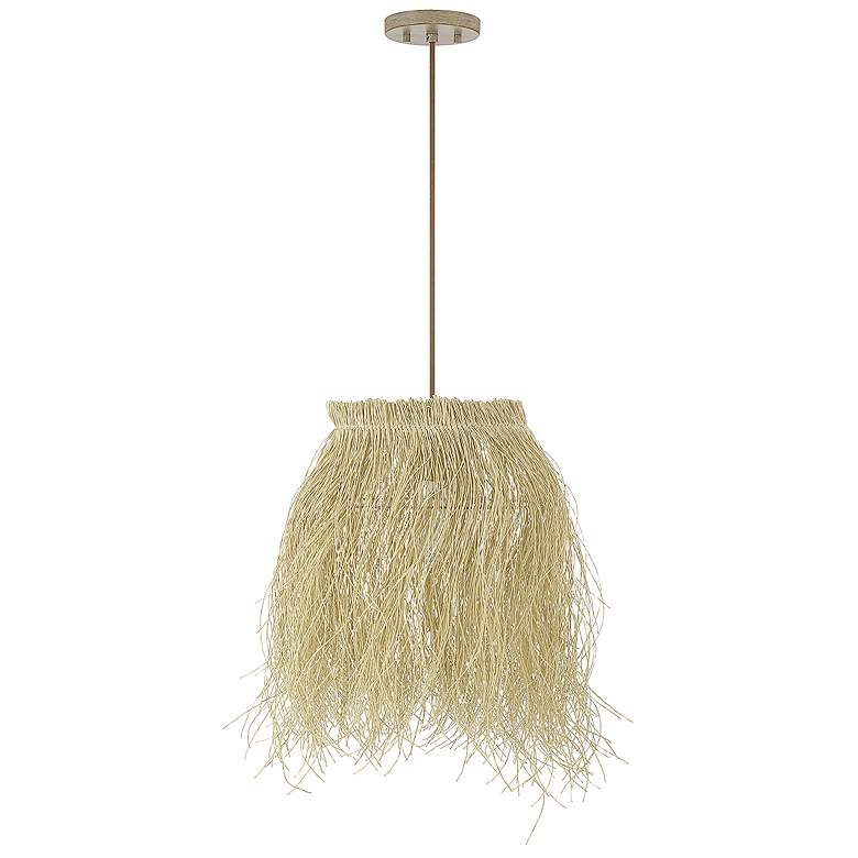 Image 1 Savoy House Stella 16"W Brown Natural Rattan Pendant Light