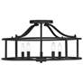 1_Savoy House Stockton 24" Wide 5-Light Matte Black Ceiling Light