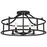 3_Savoy House Stockton 24" Wide 5-Light Matte Black Ceiling Light more views