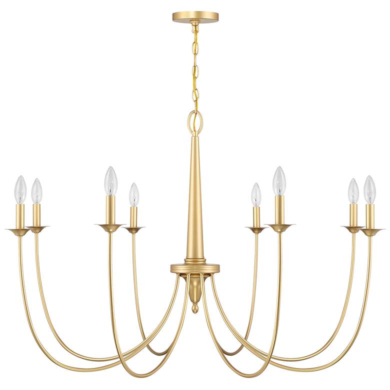 Image 2 Savoy House Stonecrest 42"W French Gold 8-Light Chandelier more views