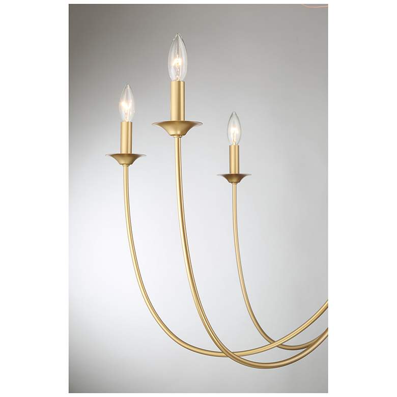 Image 6 Savoy House Stonecrest 42"W French Gold 8-Light Chandelier more views