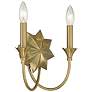 Thumbnail3 of Savoy House Sullivan 9" High Warm Brass 2-Light Wall Sconce more views