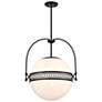 3_Savoy House Thornhill 20" Wide Matte Black Pendant Light more views