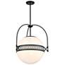 4_Savoy House Thornhill 20" Wide Matte Black Pendant Light more views
