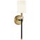 Savoy House Tivoli 19"H Matte Black Warm Brass Wall Sconce