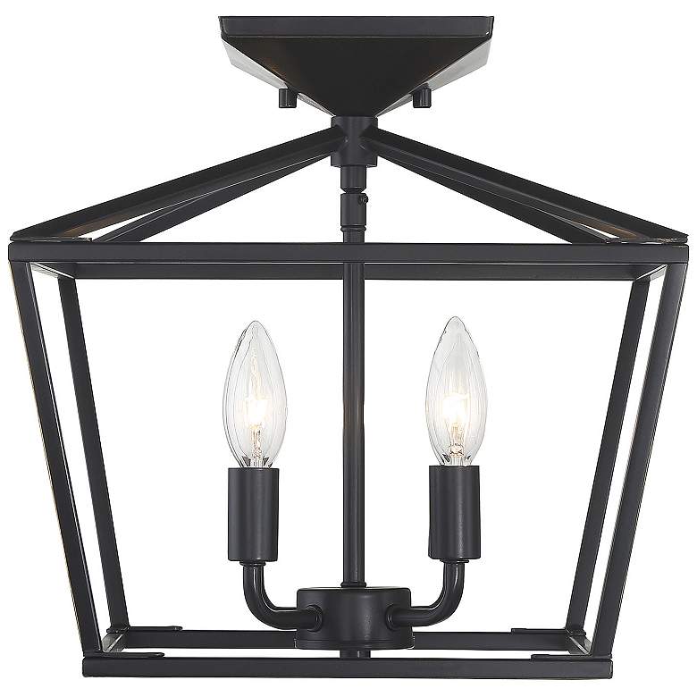 Image 2 Savoy House Townsend 13" Wide Bronze 4-Light Ceiling Light
