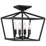 6_Savoy House Townsend 13" Wide Bronze 4-Light Ceiling Light more views