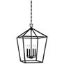 1_Savoy House Townsend 17" Wide Matte Black 4-Light Pendant