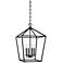 Savoy House Townsend 17" Wide Matte Black 4-Light Pendant