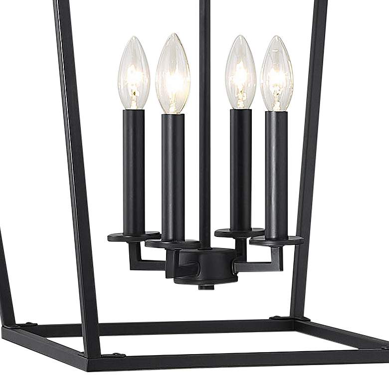 Image 2 Savoy House Townsend 17" Wide Matte Black 4-Light Pendant more views