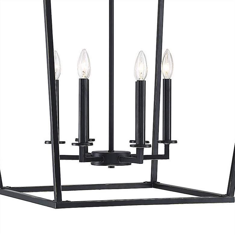 Image 4 Savoy House Townsend 24" Wide Matte Black 6-Light Pendant more views