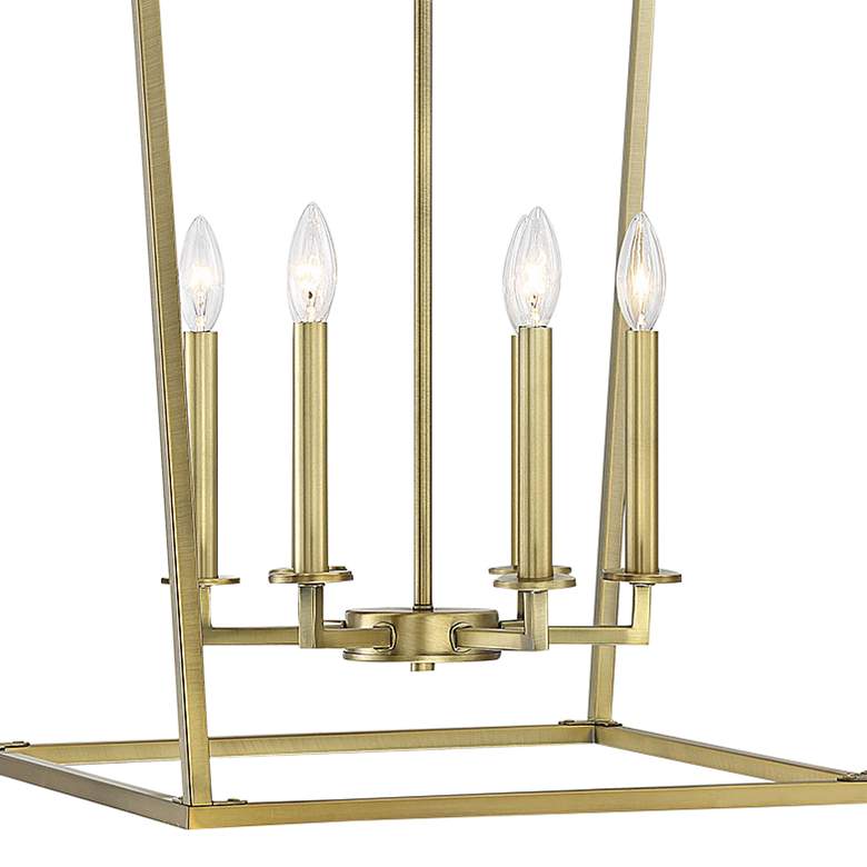 Image 2 Savoy House Townsend 24" Wide Warm Brass 6-Light Pendant more views
