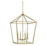 3_Savoy House Townsend 24" Wide Warm Brass 6-Light Pendant more views