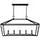 Savoy House Townsend 44"W Black 5-Light Linear Chandelier