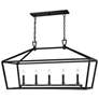 4_Savoy House Townsend 44"W Black 5-Light Linear Chandelier more views
