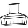 5_Savoy House Townsend 44"W Black 5-Light Linear Chandelier more views