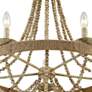 2_Savoy House Truly 26" Wide Natural Wood 5-Light Chandelier more views