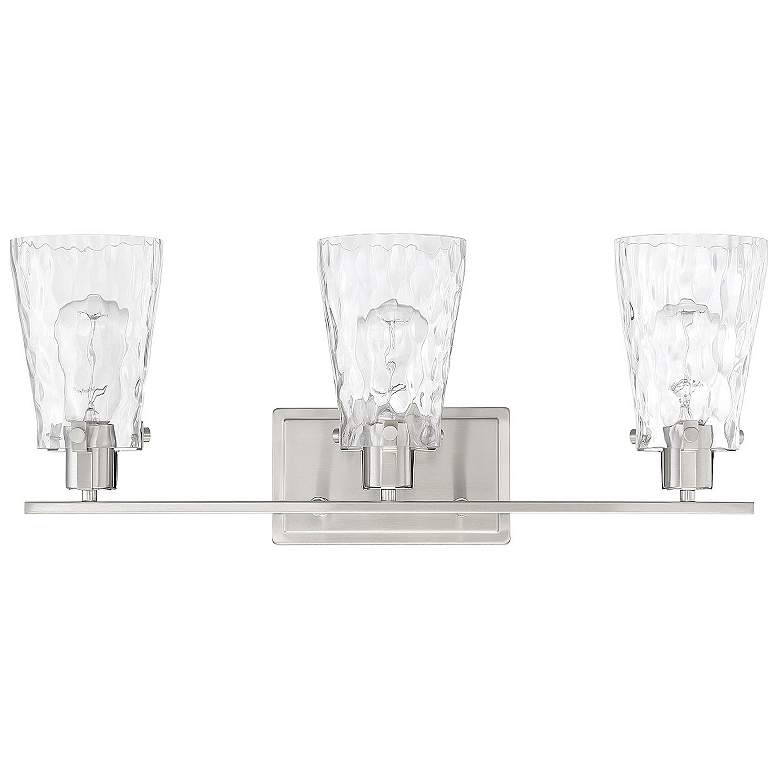 Image 2 Savoy House Vaughan 23.75" Wide 3-Light Satin Nickel Bath Light more views