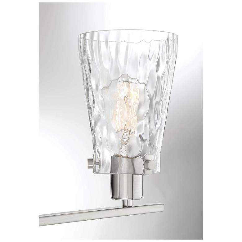 Image 6 Savoy House Vaughan 23.75" Wide 3-Light Satin Nickel Bath Light more views