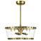 Savoy House Ventari 5-Light Warm Gold LED Fan D'Lier