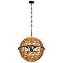 Thumbnail3 of Savoy House Ventura 26" Wide Matte Black and Gold 10-Light Pendant more views