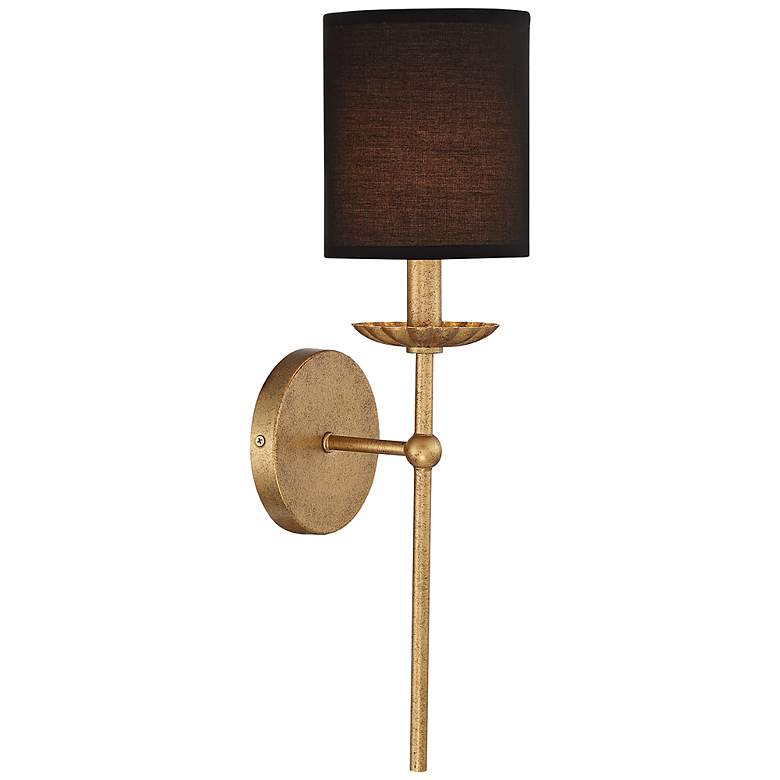 Image 1 Savoy House Vintage 18 1/2" High True Gold Wall Sconce