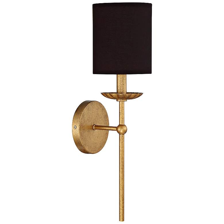 Image 3 Savoy House Vintage 18 1/2" High True Gold Wall Sconce more views