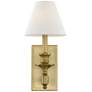 1_Savoy House Washburn 15" High Warm Brass Wall Sconce