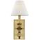 Savoy House Washburn 15" High Warm Brass Wall Sconce
