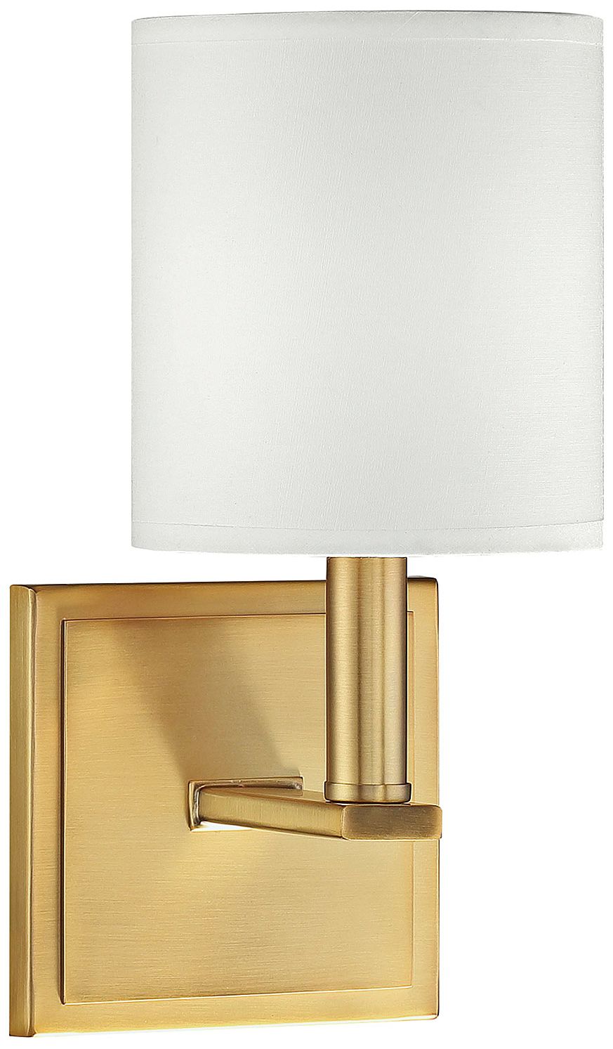 Image 3 Savoy House Waverly 11" High Warm Brass Wall Sconce more views