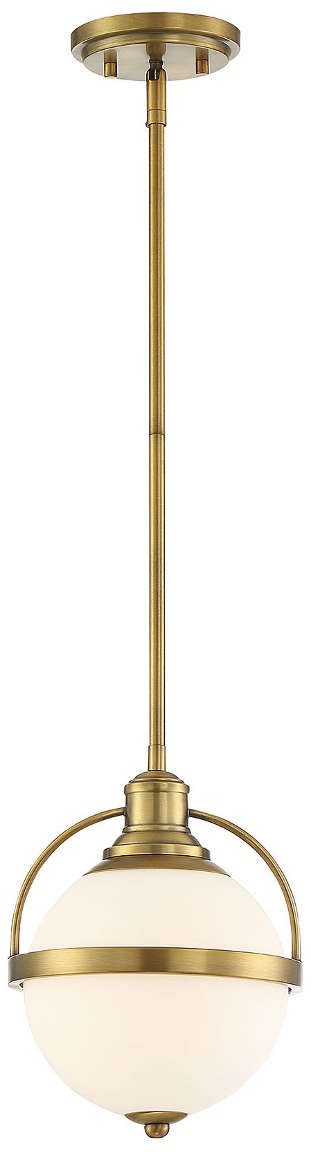 Thumbnail3 of Savoy House Westbourne 8 3/4" Wide Warm Brass Mini Pendant more views