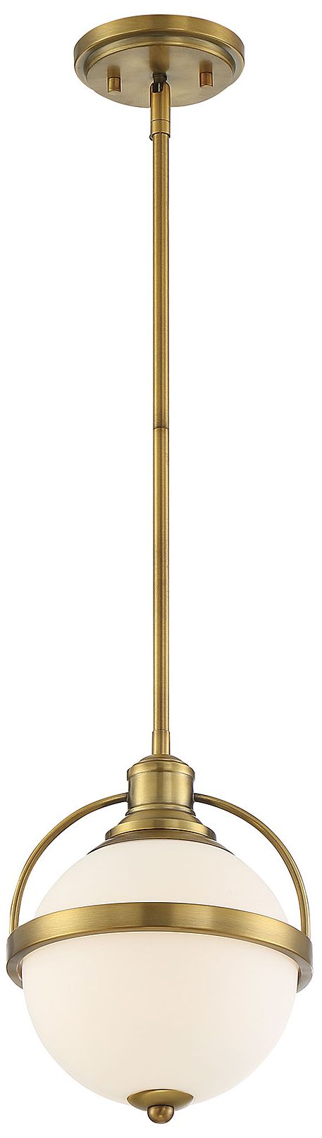 Thumbnail4 of Savoy House Westbourne 8 3/4" Wide Warm Brass Mini Pendant more views