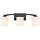 Savoy House Whitney 24" Wide Matte Black 3-Light Bath Light