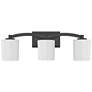 3_Savoy House Whitney 24" Wide Matte Black 3-Light Bath Light more views