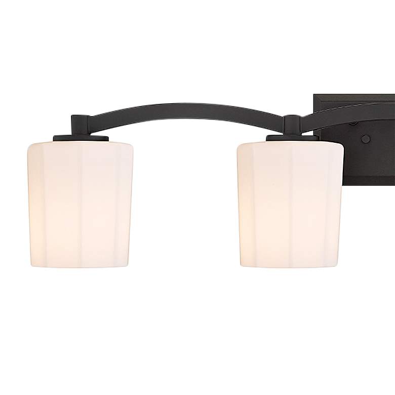 Image 2 Savoy House Whitney 33" Wide Matte Black 4-Light Bath Light more views