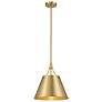 1_Savoy House Willis 14" Wide Warm Brass Pendant Light