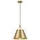 Savoy House Willis 14" Wide Warm Brass Pendant Light