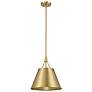 2_Savoy House Willis 14" Wide Warm Brass Pendant Light more views