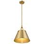 4_Savoy House Willis 14" Wide Warm Brass Pendant Light more views
