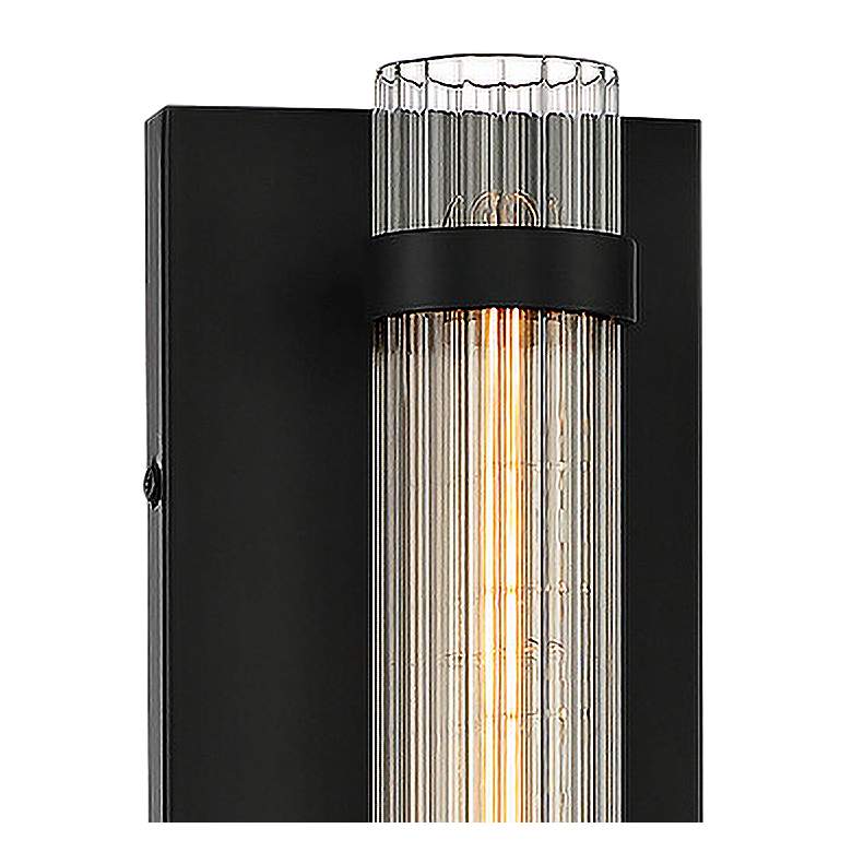 Image 2 Savoy House Willmar 16" High Matte Black Wall Sconce more views