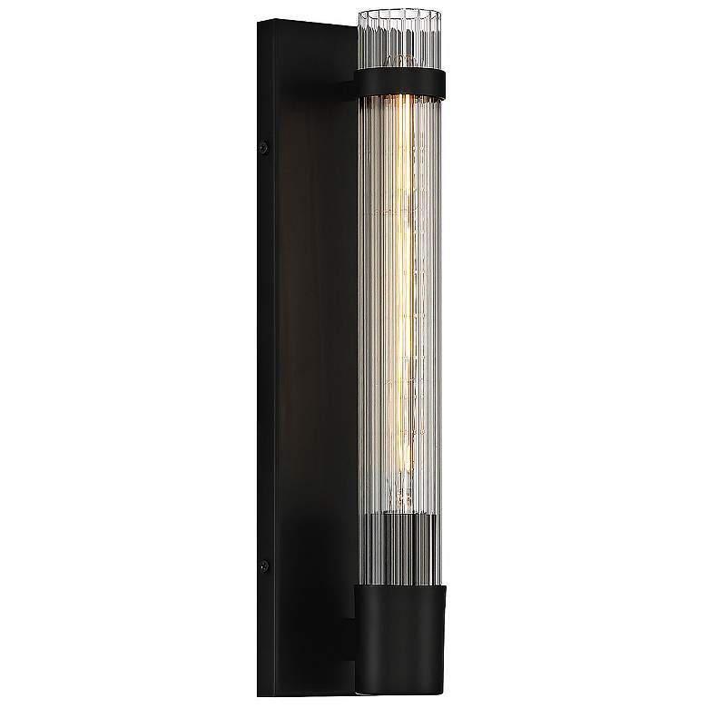 Image 3 Savoy House Willmar 16" High Matte Black Wall Sconce more views