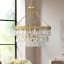 1_Savoy House Windham 20"W Gold Metal Crystal 4-Light Pendant