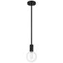 3_Savoy House Wright 5 3/4" Matte Black Mini Pendant more views