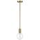 Savoy House Wright 5 3/4" Wide Warm Brass Mini Pendant