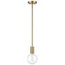 2_Savoy House Wright 5 3/4" Wide Warm Brass Mini Pendant more views